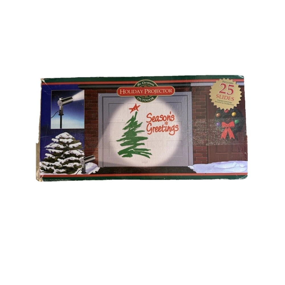 Vintage 1999 Mr Christmas Holiday Projector With 15 Slides For All Holidays NIB